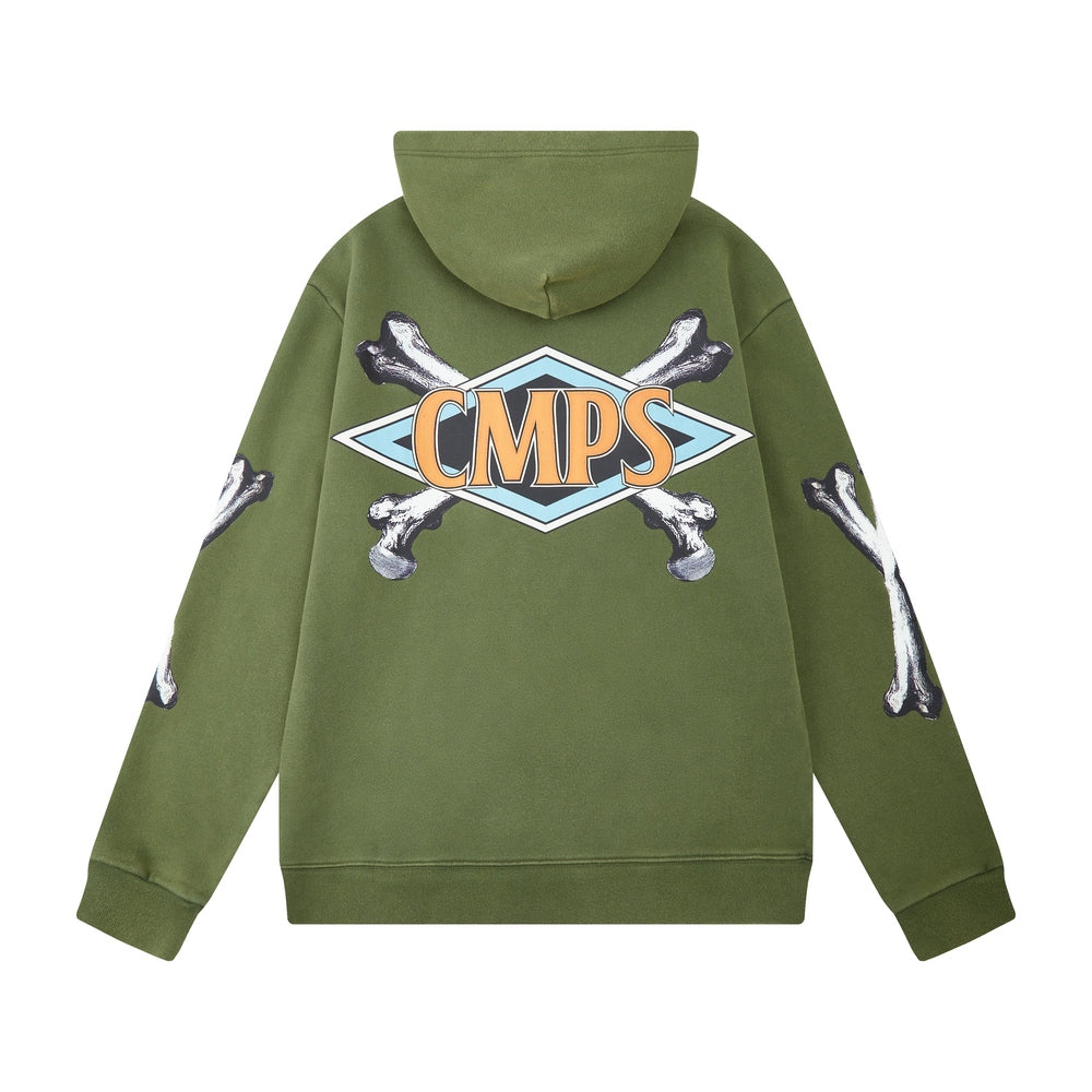 Dead End Hoodie Vintage Wash (Olive)